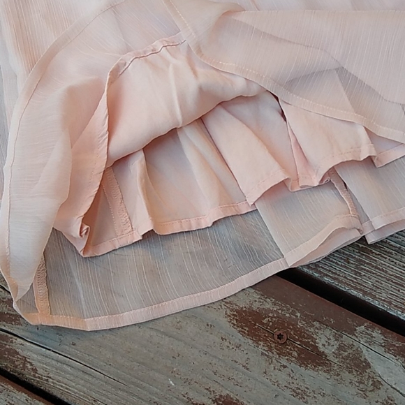 🔥 Price Firm🔥 Hollister Heavenly Sheer Sequin Icy Pink Cami Mini - Picture 6 of 12